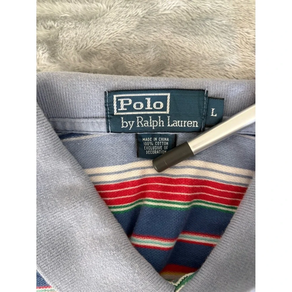 Polo Ralph‎ Lauren Classic Fit Men's L Multicolor Two-button Placket